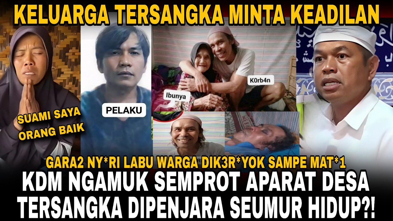 KDM NGAMUK!! WARGA CUR* 2 BUAH LABU UNTUK BERBUKA PUASA IBUNYA MALAH DI K3ROYOK AMPE MAT* !! KDM