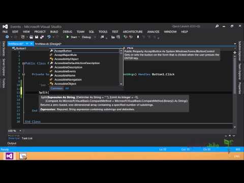 2012 128 التعامل مع النصوص في الفيجوال بيسك الجزء الخامس