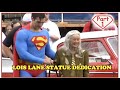 Noel Neill Statue Dedication at Superman Celebration in Metropolis, Illinois. 2010.