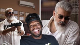 Thunivu movie scene REACTION | Ak Mass Entry Scene | This Heist is Mine 🔥🔥🔥