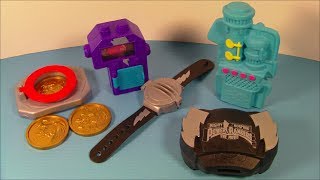1994 Mighty Morphin Power Rangers The Movie Set Of 5 Mcdonalds Happy Meal Movie Toys Video Review