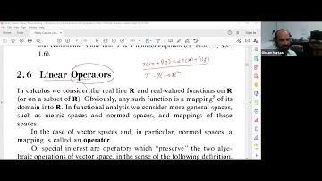 LINEAR OPERATOR IN FUNCTIONAL ANALYSIS