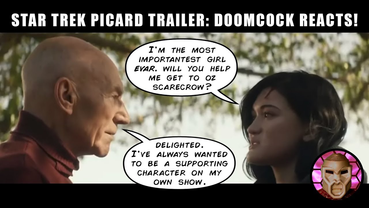 Star Trek Picard Trailer Reaction! Putting the Con in Comic Con!