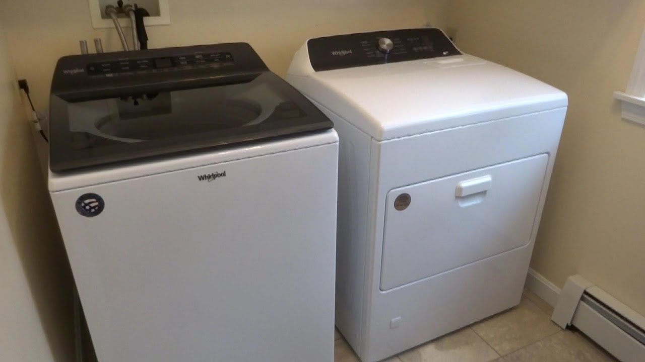 WASHER AND DRYER HOOKED UP YouTube
