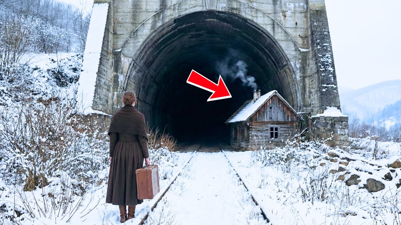 Everyone Laughed When a Widow Built a House in a Train Tunnel… Until the Avalanche Buried the Valley