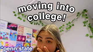 college move in day @ PENN STATE UNIVERSITY! (2021)