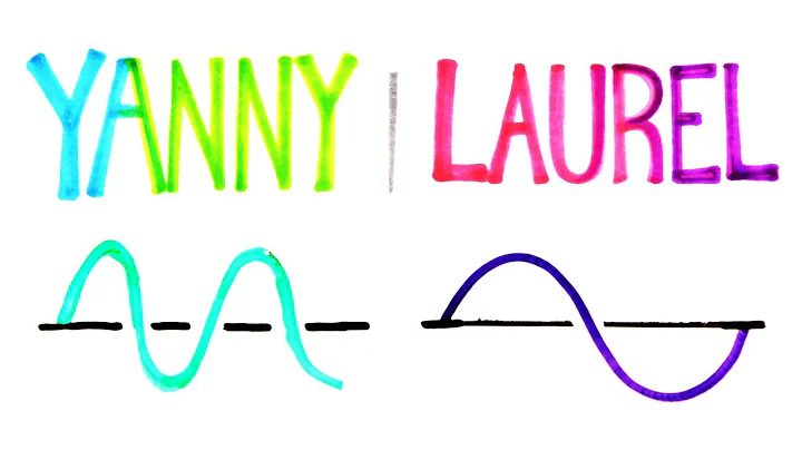 Do You Hear "Yanny" or "Laurel"? (SOLVED with SCIE...