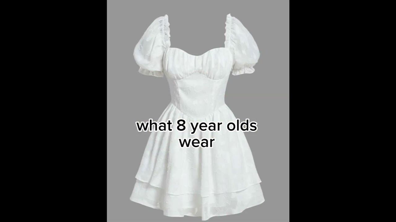 What 8 year olds wear now vs What I wore when I was 8 YouTube