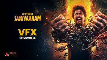 Saripodha Sanivaram VFX Showreel | Visual Effects Breakdown| Knack Studios