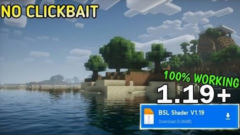 Finally BSL Shader Released For MCPE Render Dragon - 100% Working