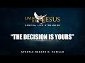 "THE DECISION IS YOURS" | Living Like Jesus Special Live Streaming