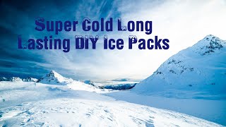 Super Cold Long Lasting Cooler DIY Bait Cooler Ice Packs - Formula