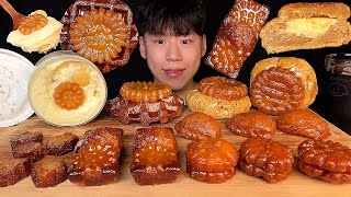 картинка: SUB) Корейский десерт якгва финансист, печенье якгва, пудинг якгва, вафли якгва мукбанг асмр