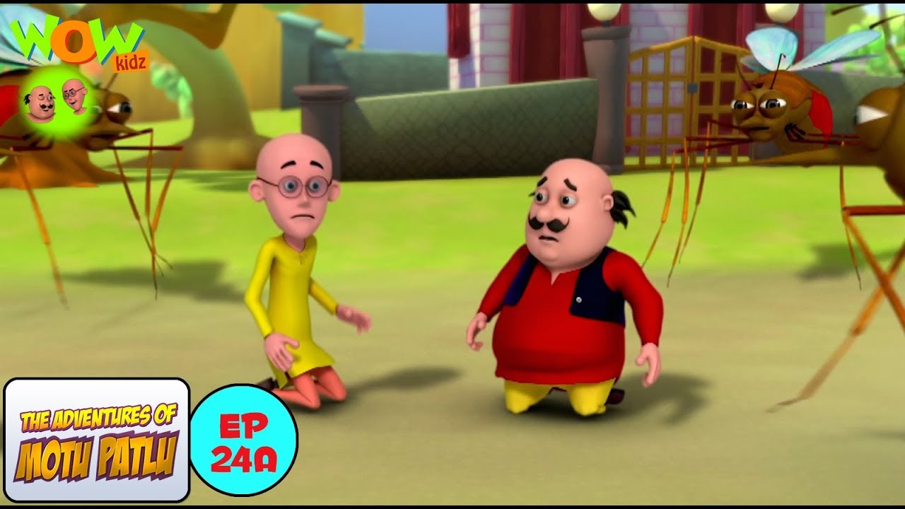 Giant Mosquitoes   Motu Patlu in Hindi WITH ENGLISH SPANISH  FRENCH SUBTITLES