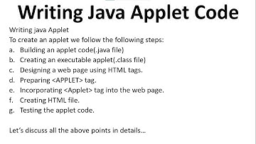 Writing Applet Code | How To Create Applet All Steps |  Applet In Java In Hindi |  @technicalicode