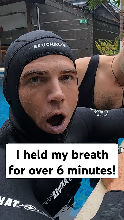 I HELD MY BREATH FOR OVER 6 MINUTES! #freediving #extremesports