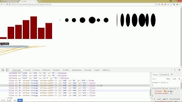D3.js Tutorial Part 7 - SVG shapes, drawing lines