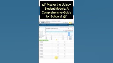 🚀 Master the Udise+ Student Module: A Comprehensive Guide for Schools! 🚀 #udise #udise2024-25