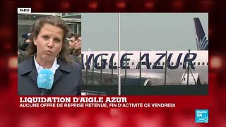 Liquidation d'Aigle Azur : aucun repreneur, les salariés 