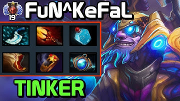 FuN^KeFaL Tinker full game - 1st pick Tinker vs mid Alchemist TOP EU RANK GAME