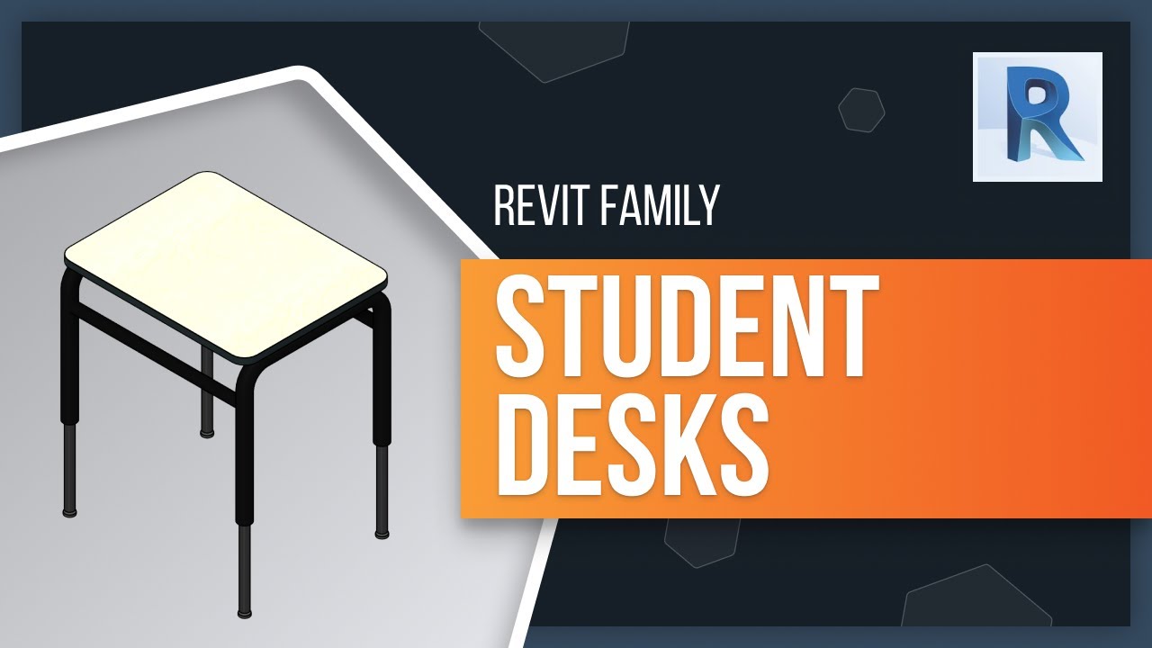Free Revit Models Download Student Desk for Classrooms or Library YouTube