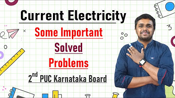 Current Electricity Numericals | 2nd PUC PHYSICS important Numericals | 2nd PUC Current Electricity