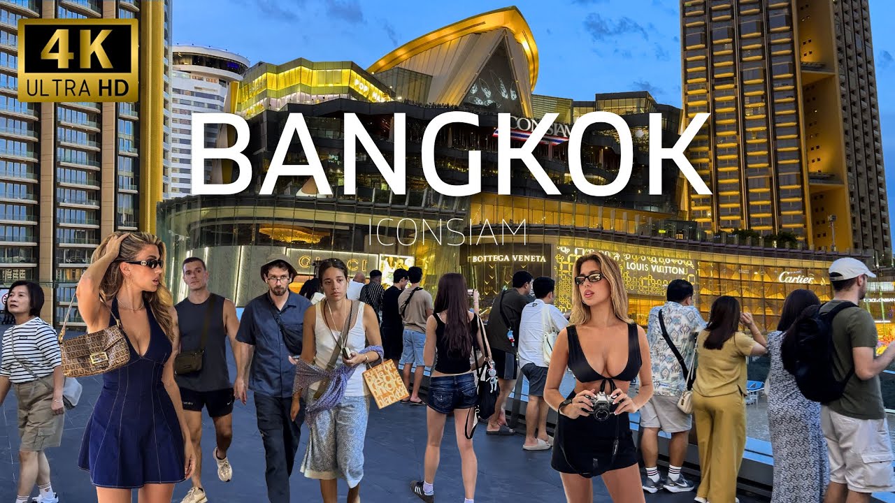 🇹🇭 4K | ICONSIAM Bangkok | The Most Luxurious Shopping Mall in Thailand 2025