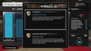 NBA 2k15 - How to get acrobat badge easy