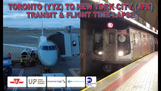 Toronto to New York City Transit & Flight Time-lapse Toronto to New York City Transit & Flight Time-lapse
