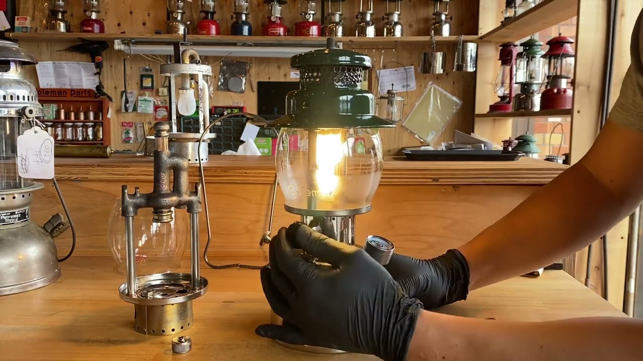Jan.1934 Coleman 242A US 点火動画 vintage lantern Ignition video