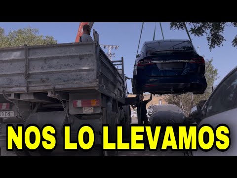 ⚡️ Trasladamos El tesla SINIESTRO | Tengo Problema de Carga❗️#3