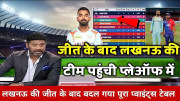 IPL 2022 today points table | LSG vs DC match after points table | lsg team play-off, Highlight