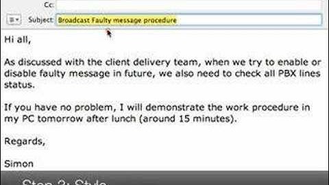 ESL Business Writing Video - Email Tune-up 01