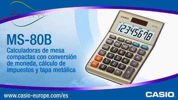 Calculadora Casio MS 80B