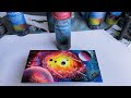 Universe Spray paint art tutorials by Porfirio Jimenez