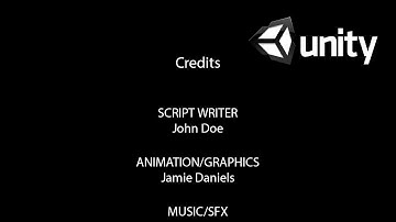 How to Create Rolling End Credits in Unity with only Unity UI (NO CODE)