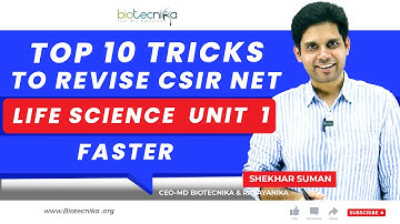 Revise CSIR NET UNIT 1 Faster - Top 10 Tricks + FREE Download Sample papers