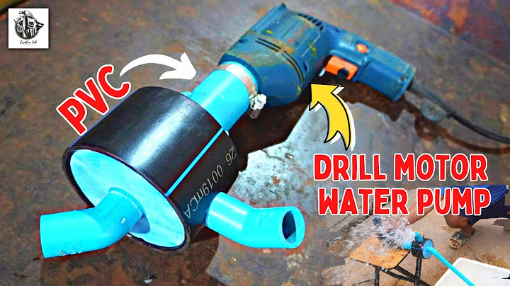 DIY Water Pump Using Drill​ | Drill Motor Water Pump | How to Make Water Pump with Drill Machine