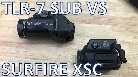 Streamlight TLR-7 sub VS SurFire XSC
