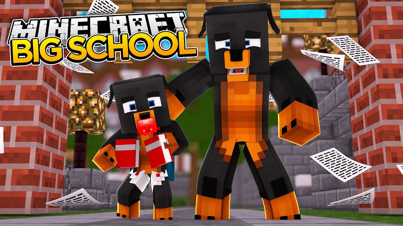 Minecraft - БОЛЬШАЯ ШКОЛА - Малыш Макс