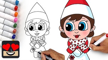 How To Draw Elf on the Shelf