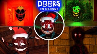 DOORS: The Backdoor - ALL Jumpscares + New Monsters