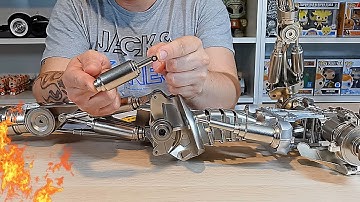 Build The Terminator T-800 Issue 72 - The First Parts For The Left Arm (Speed Build)