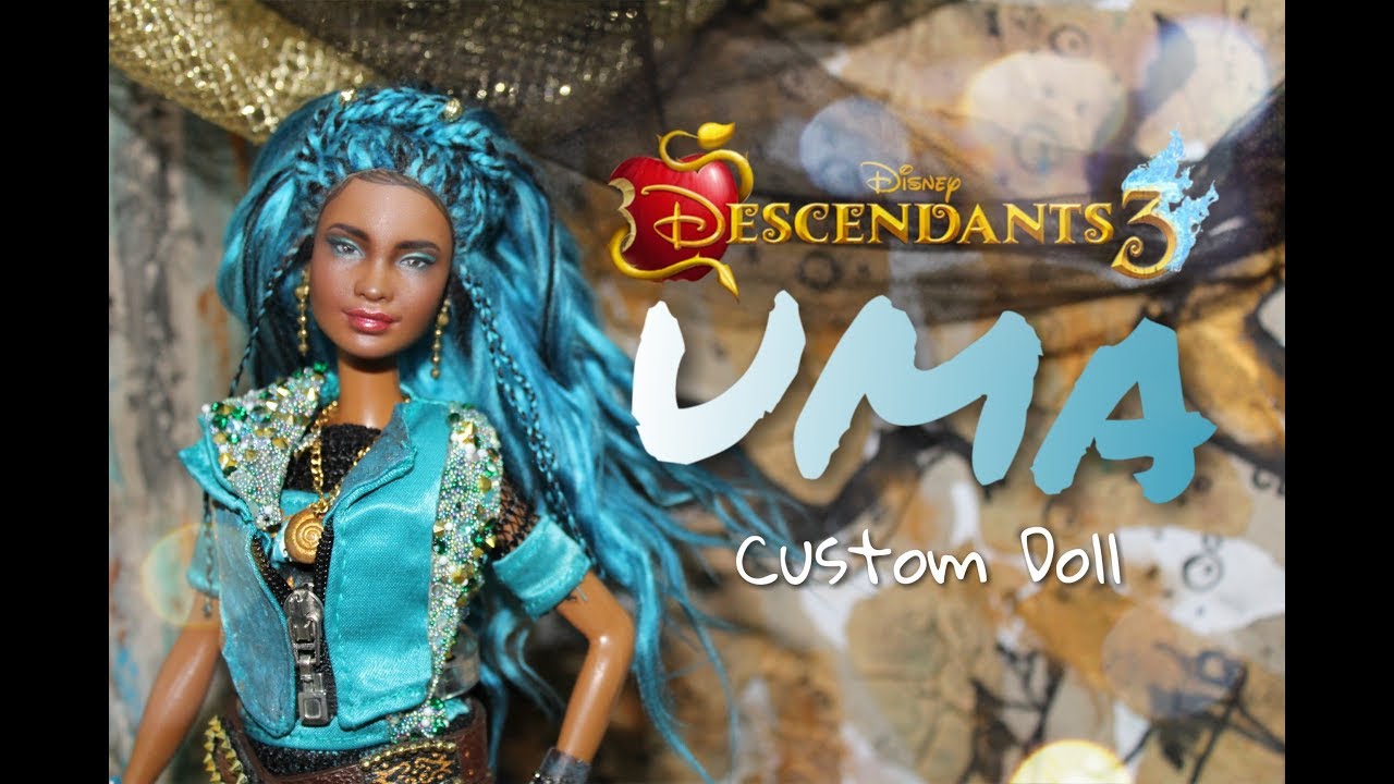 How to: Disney Descendants 3 - Uma CUSTOM DOLL (DIY Tutorial