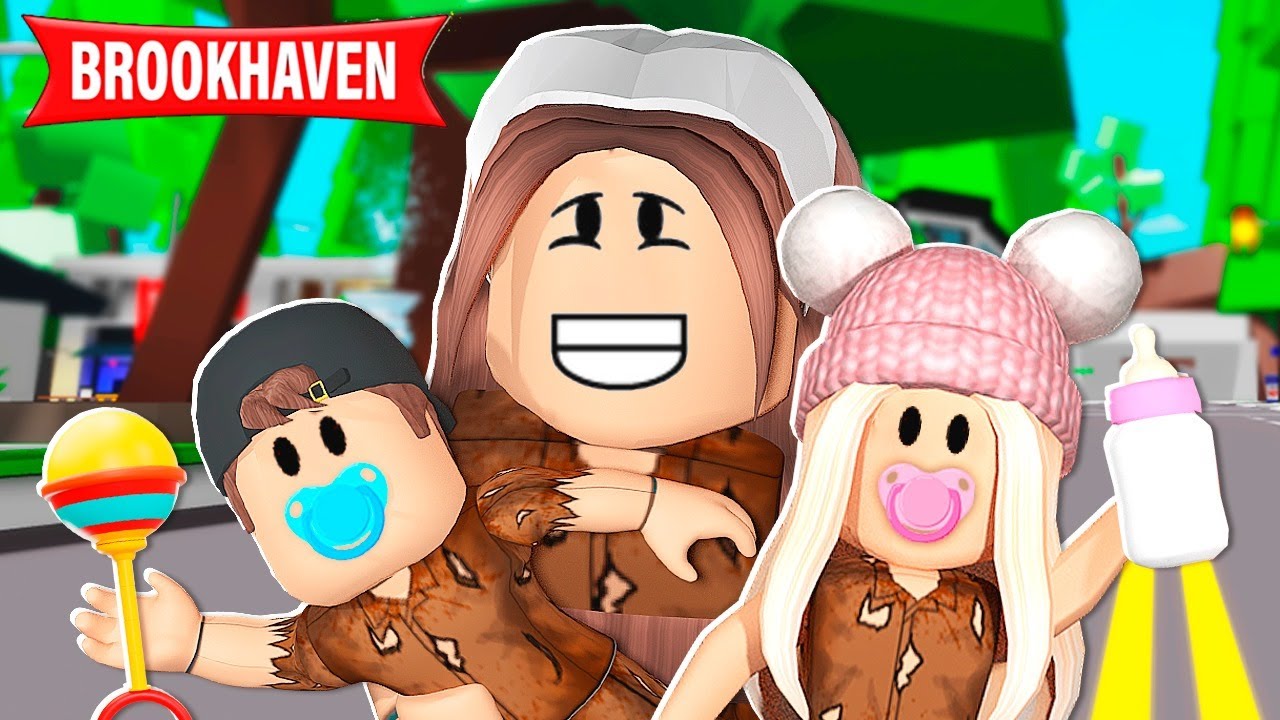 Roblox - TROLEI MINHA MÃE no BROOKHAVEN 