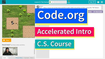 The Farmer - Lesson 9.2 Tutorial with Answers - Code.org CS Accelerated Intro to CS Course