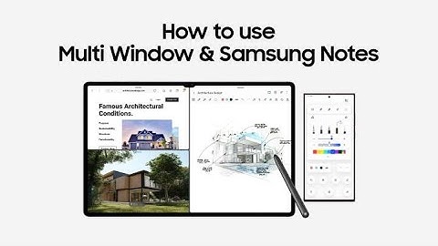 Galaxy Tab S8 Series: How to use Multi Window & Samsung Notes | Samsung