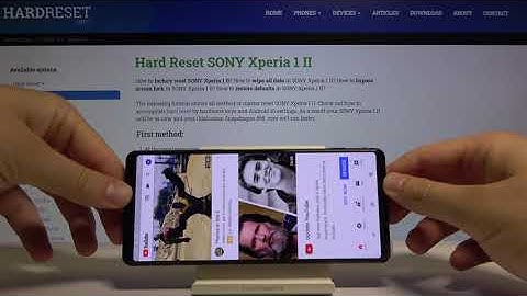 How to Activate Auto-Rotation in SONY Xperia 1 II – Rotate Screen