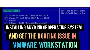 Fix Vmware workstation shows Boot Manager Screen while starting operating system