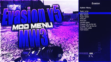 Evasion Mod Menu MW3 ( pre-game , non-host and host)